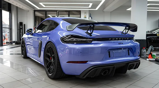 Aplikace fólie Porsche 1 - Wrapstyle Zlín