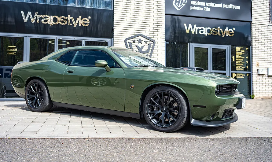 Aplikace fólie na Dodge - Wrapstyle Zlín